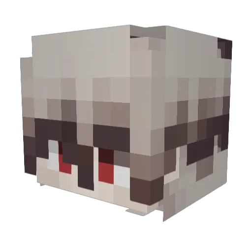 ALIENboy0 Minecraft avatar head, 3D render