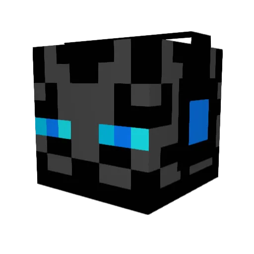 ALITEO Minecraft avatar head, 3D render