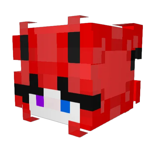 ALIX77 Minecraft avatar head, 3D render