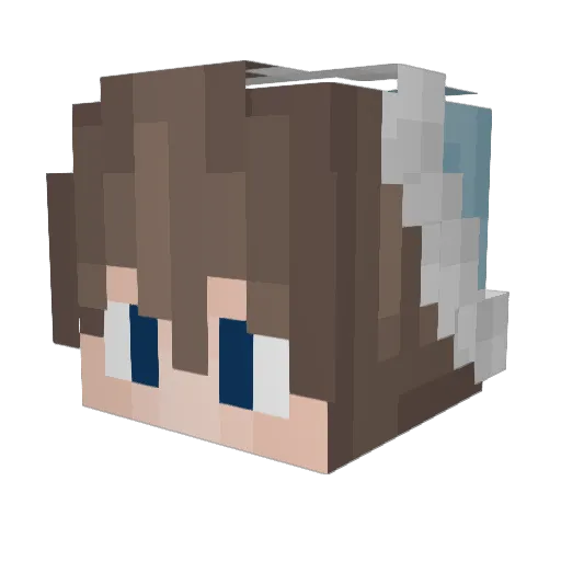 ALI_BOTAS Minecraft avatar head, 3D render