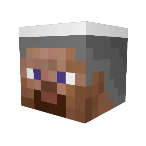 ALLAOYUNDA Minecraft avatar head, 3D render