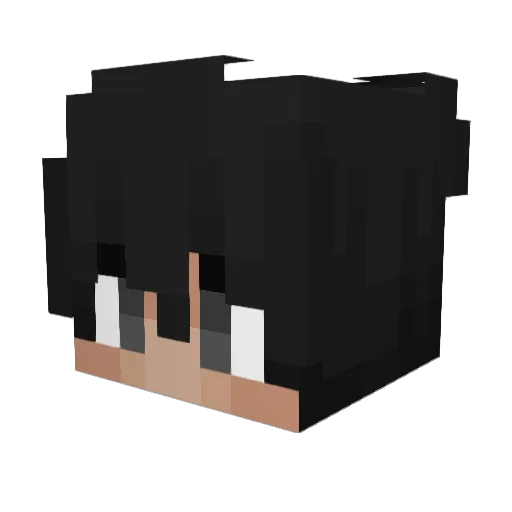 ALM7_YT Minecraft avatar head, 3D render