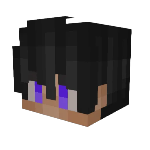 ALMSitrax Minecraft avatar head, 3D render