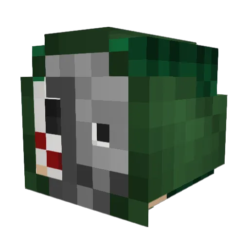 ALMasze1412 Minecraft avatar head, 3D render