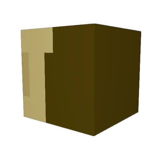 ALN2009 Minecraft avatar head, 3D render