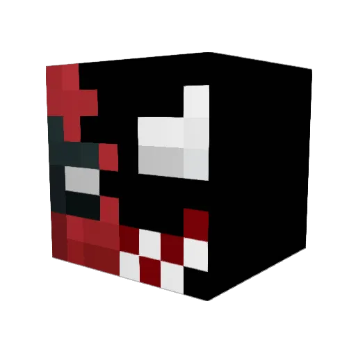 ALOGEM Minecraft avatar head, 3D render