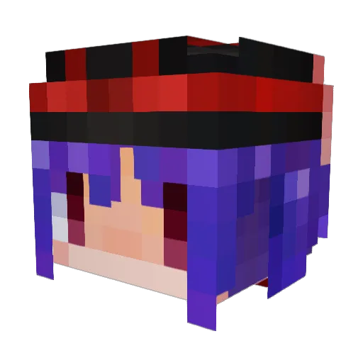 ALP193 Minecraft avatar head, 3D render