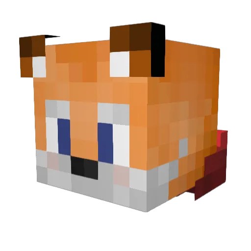ALPAW621 Minecraft avatar head, 3D render