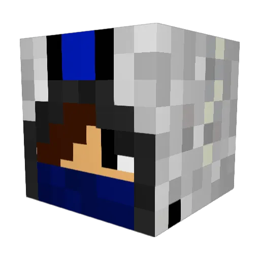 ALPHA_GAMER5 Minecraft avatar head, 3D render