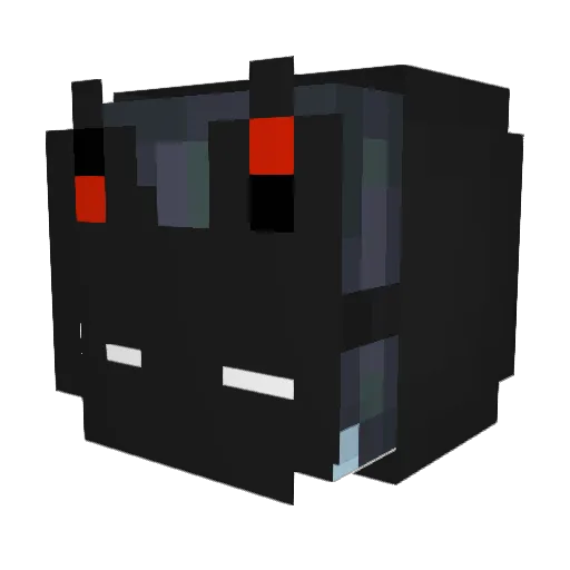 ALQUGAMER Minecraft avatar head, 3D render