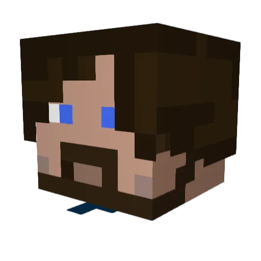 ALT_Spitfire Minecraft avatar head, 3D render