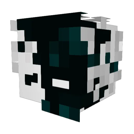 ALVI155 Minecraft avatar head, 3D render