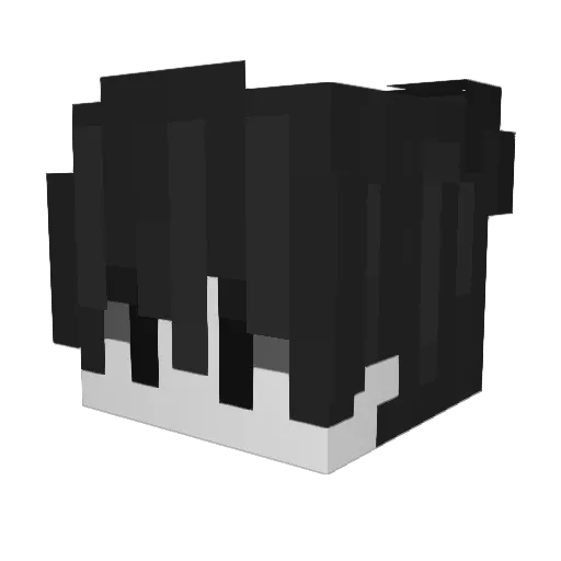 ALXVI Minecraft avatar head, 3D render