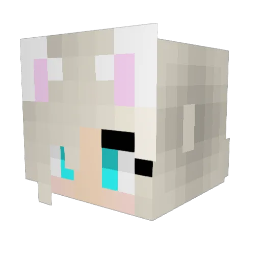 ALX__FAK__U Minecraft avatar head, 3D render