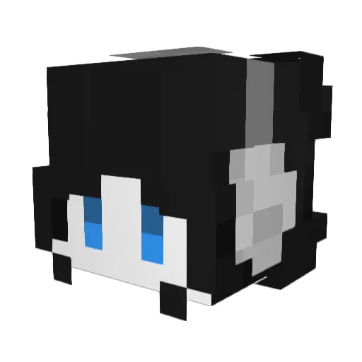 AL_1S_official Minecraft avatar head, 3D render