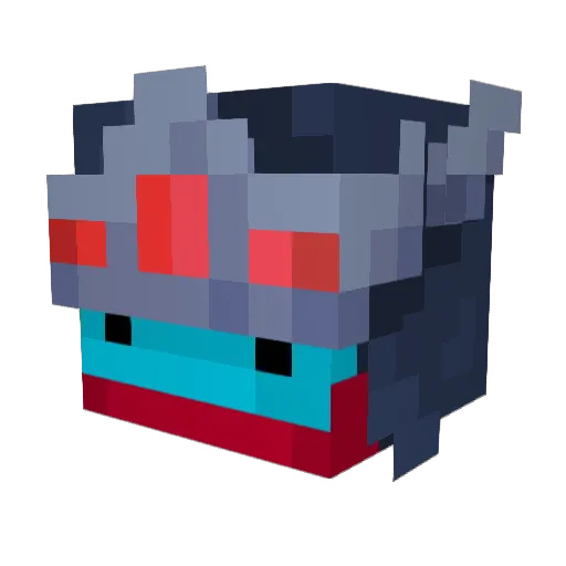 ALazyJester Minecraft avatar head, 3D render