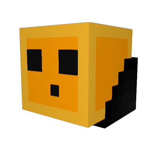 ALexDude12 Minecraft avatar head, 3D render
