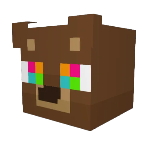 ALindskov Minecraft avatar head, 3D render