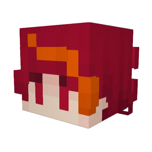 ALk2106 Minecraft avatar head, 3D render