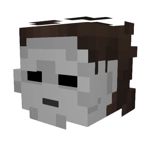 ALoafofBees Minecraft avatar head, 3D render