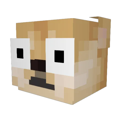 ALvaro_BCR Minecraft avatar head, 3D render