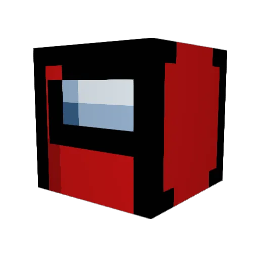 ALyingCommunist Minecraft avatar head, 3D render