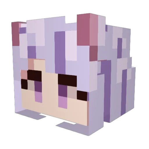 AMAG1_ Minecraft avatar head, 3D render