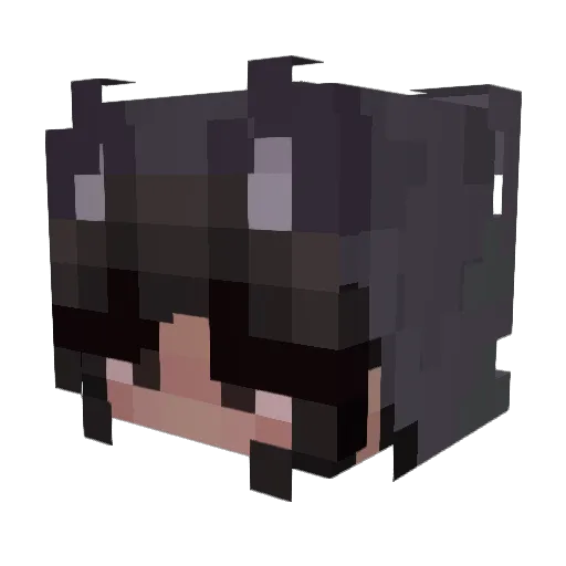 AMBIIIO Minecraft avatar head, 3D render