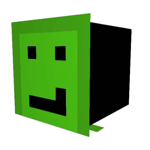 AMBPL Minecraft avatar head, 3D render