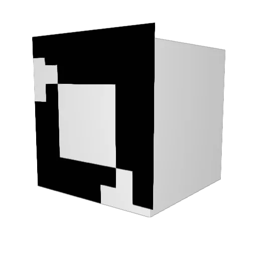 AMD_Ryzen_5 Minecraft avatar head, 3D render