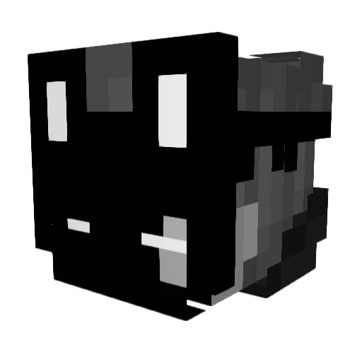 AMEKIN Minecraft avatar head, 3D render
