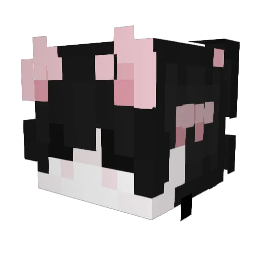 AMERICANWINDOW Minecraft avatar head, 3D render