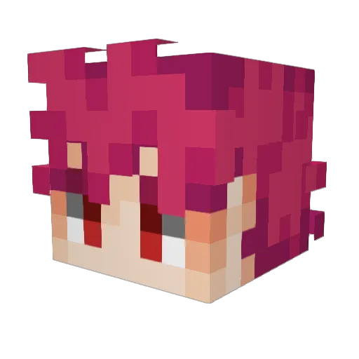 AMGRegen Minecraft avatar head, 3D render