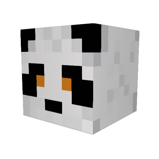AMGray11 Minecraft avatar head, 3D render