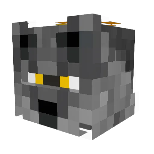 AMIGO64 Minecraft avatar head, 3D render