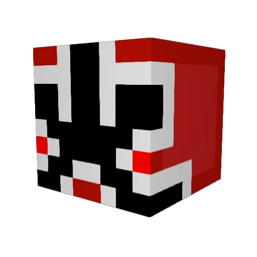 AMKhant Minecraft avatar head, 3D render