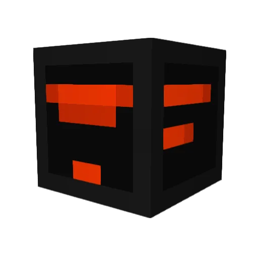 AMOAM Minecraft avatar head, 3D render