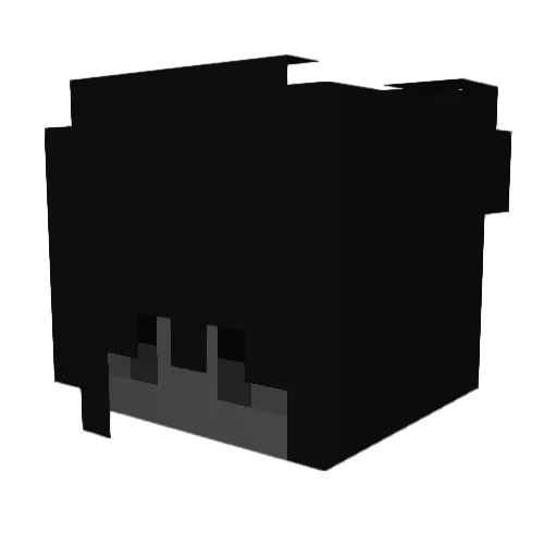 AMYBOXTMARA Minecraft avatar head, 3D render
