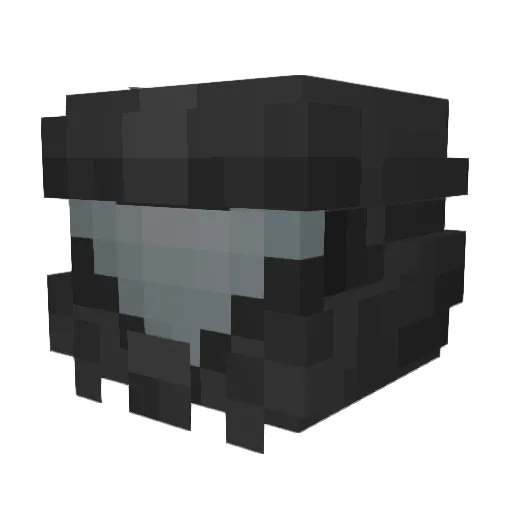 AM_SQ Minecraft avatar head, 3D render