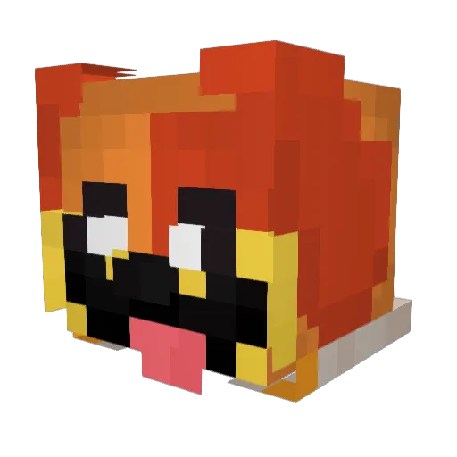AM_sammul123 Minecraft avatar head, 3D render
