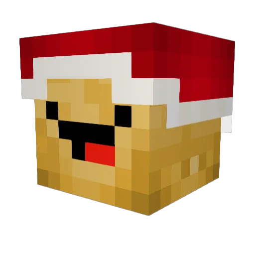 AMinecraftPotato Minecraft avatar head, 3D render