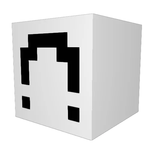 AMiserableBoi Minecraft avatar head, 3D render