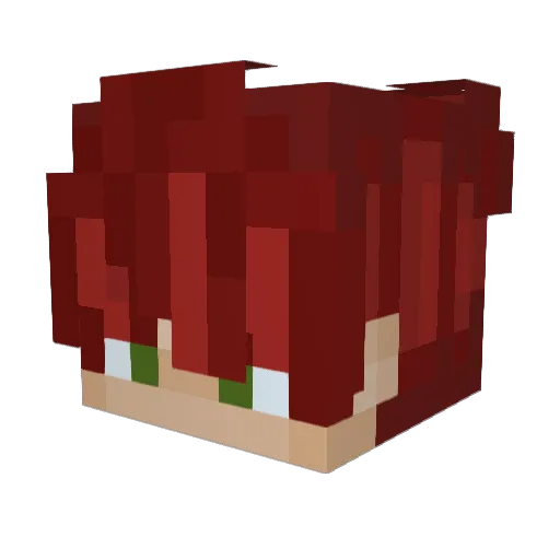 AMusicTheatreKid Minecraft avatar head, 3D render