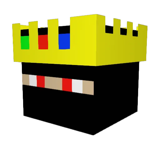 ANASTHEBEST Minecraft avatar head, 3D render