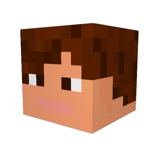 ANBUhawk Minecraft avatar head, 3D render