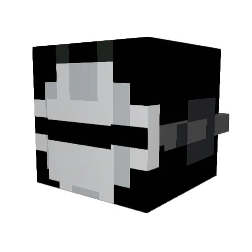 AND7theCandyMan Minecraft avatar head, 3D render