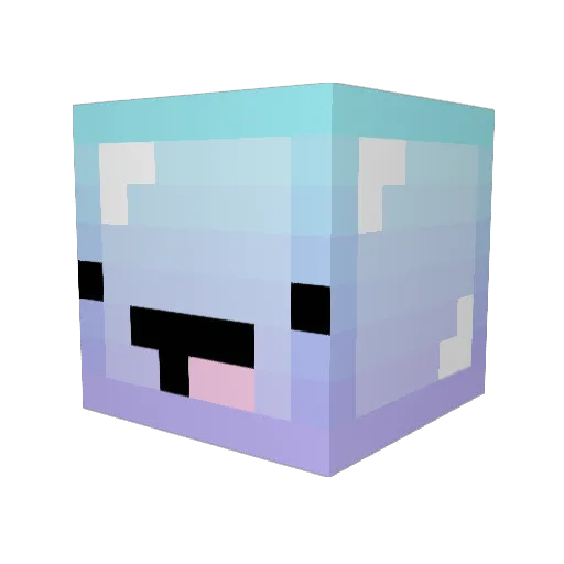 ANDREASVEL Minecraft avatar head, 3D render