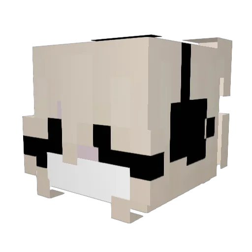 ANDREWCUCKTATE Minecraft avatar head, 3D render