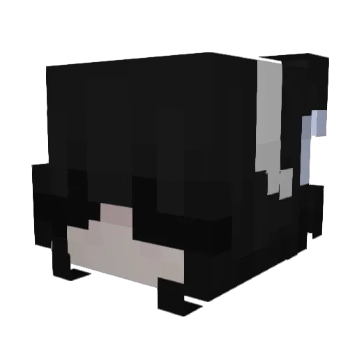 ANDROPHOBIA Minecraft avatar head, 3D render