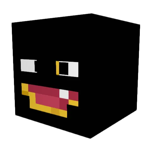 ANDY_6UO Minecraft avatar head, 3D render